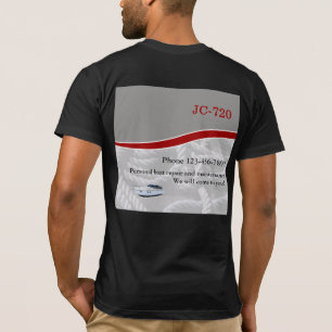 Schoonmaak en onderhoud van de boot  t-shirt