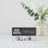 Schoonmaak | Schoonmaakdiensten Visitekaartje (Staand voorkant)