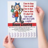 Schoonmaakactie flyer (Hand)