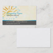 schoonmaakbedrijf visitekaartje (Voorkant / Achterkant)