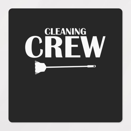 Schoonmaakbemanning Duistenbewaarder Labels (Design 1)