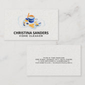 Schoonmaakbenodigdheden | Schoonmaakdiensten Visitekaartje (Voorkant / Achterkant)