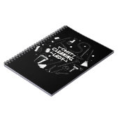 Schoonmaakdame voor de hinder notitieboek (Linkerzijde)