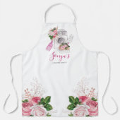 Schoonmaakdienst Bloemen Zakelijk Schort (Voorkant)