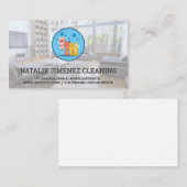 schoonmaakdienst | Schoon interieur Visitekaartje (Voorkant / Achterkant)