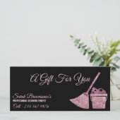 Schoonmaakdienst Schoonmaak Giftcertificaat (Staand voorkant)