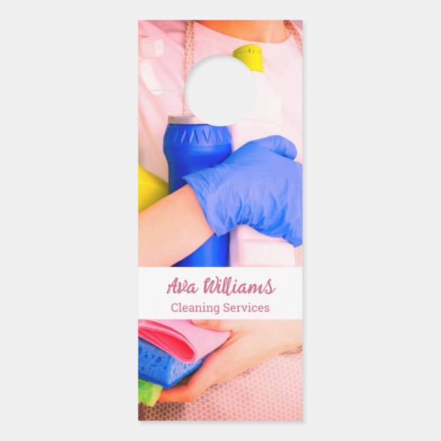 Schoonmaakdiensten Aangepaste QR (Voorkant)