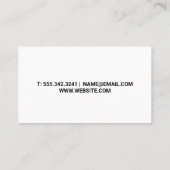 Schoonmaakdiensten en zorg visitekaartje (Achterkant)