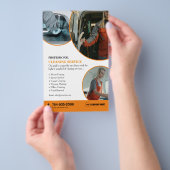 Schoonmaakdiensten Sjabloon Flyer (Hand)