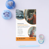 Schoonmaakdiensten Sjabloon Flyer (Enkel)