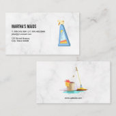 Schoonmaakdiensten Visitekaartje (Voorkant / Achterkant)