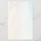 Schoonmaakdiensten - Waterverf illustratie Flyer (Achterkant)