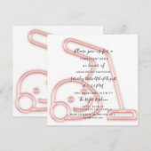 Schoonmaakfeest Stofzuiger Dienstmeid Uitnodiging (Voorkant / Achterkant)