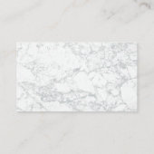 Schoonmaakgereedschap | Goud Sparkle | Marmer Visitekaartje (Achterkant)