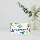 Schoonmaakgereedschap | Tile Soap Bubbles Visitekaartje (Staand voorkant)