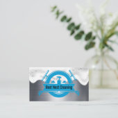 Schoonmaakgereedschap voor dienstmeisjes | Zeep sc Visitekaartje (Staand voorkant)