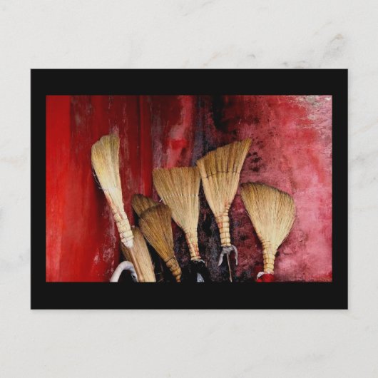 Schoonmaakkunst Briefkaart (Voorkant)