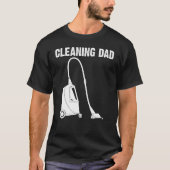 Schoonmaakkunst voor afwasmachines voor papa Papa  T-shirt (Voorkant)