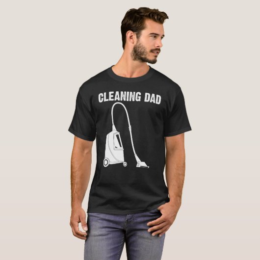 Schoonmaakkunst voor afwasmachines voor papa Papa  T-shirt (Voorkant volledig)