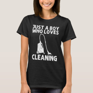 Schoonmaakkunst voor jongens Kinder reiniging gere T-shirt