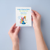 Schoonmaakmaterialen Ontwerp Huis Schoonmaak Diens Flyer (Hand)