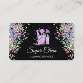 Schoonmaakprogramma voor professioneel gebruik visitekaartje (Voorkant)