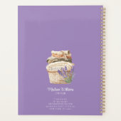 Schoonmaakservice Afsprakenboek Waterverf Planner (Achterkant)