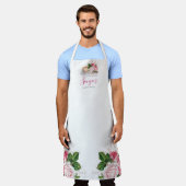 Schoonmaakservice Bloemen Bedrijf Schoonmaakborste Schort (Gedragen)