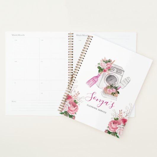 Schoonmaakservice Bloemen Schattige Planner (Display)