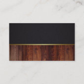 Schoonmaakservice (goud) visitekaartje (Achterkant)