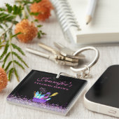 Schoonmaakservice levert Sparkle Business Sleutelhanger (Voorkant Rechts)