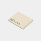 Schoonmaakservice plakbiljetten post-it® notes (Schuin)