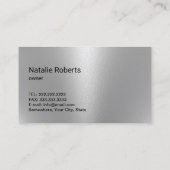 Schoonmaakservice Silver Spray Fles Blue Water Visitekaartje (Achterkant)