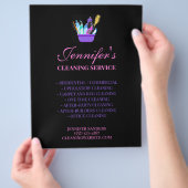Schoonmaakservice Supplies Business Flyer (Hand)