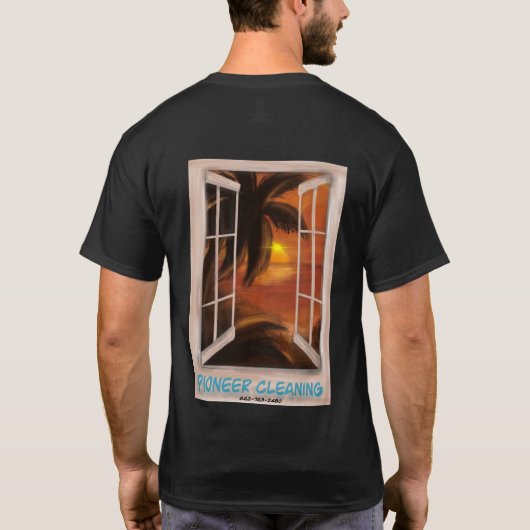 Schoonmaakshirt voor pioneer t-shirt (Achterkant)