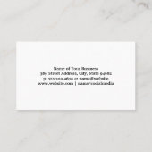 schoonmaakster | dweilvloeren visitekaartje (Achterkant)