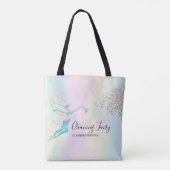Schoonmaakster Huis Sparkling Holograph Fairy Mok Draagtas (Achterkant)