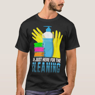 Schoonmaakster IK BEN MAAR EENVOUDIG VOOR DE S T-shirt