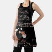 Schoonmaakster Janitorial sparkle spray rosegold Schort (Insitu)