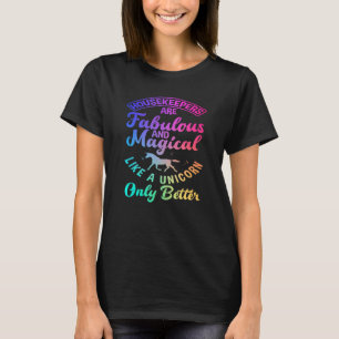 Schoonmaaksters Magische Schoonmaakster Huishoud T-shirt