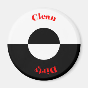 Schoonmaakwasmachine - Dirty Dishwasher Magnet Magneet