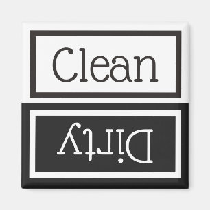 Schoonmaakwasmachine/Dirty Magnet Magneet