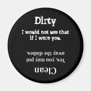 Schoonmaakwasmachine Magnet Clean of Dirty Magneet