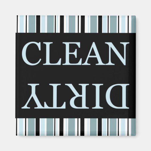 Schoonmaakwasmachine/vuilwasmachine Magnet Magneet (Voorkant)