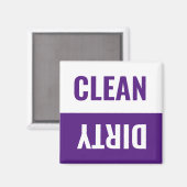 Schoonmaakwasmachine/vuilwasmachine Magnet Magneet (Voorkant / Achterkant)