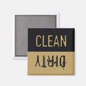 Schoonmaakwasmachine/vuilwasmachine Magnet Magneet (Voorkant / Achterkant)