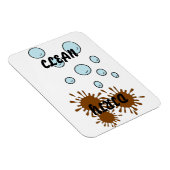 Schoonmaakwasmachine/vuilwasmachine Magnet Magneet (Rechterzijde)