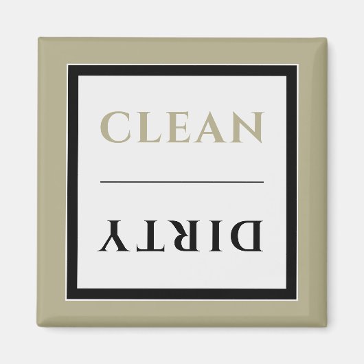 Schoonmaakwasmachine/vuilwasmachine Magnet | Sage  Magneet (Voorkant)