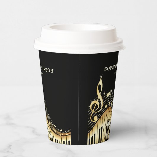 Schoonmaken en notities papieren bekers (Rechts)