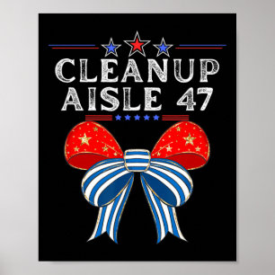 Schoonmaken Gang 47 Anti-trump Politieke Satire Pa Poster
